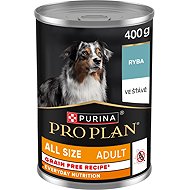 Pro Plan All size Adult Grain-free wet dog food fish in gravy 400g - Canned Dog Food