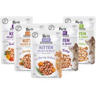 Brit Care Cat Kitten Fillets Tasting Mix 5 x 85 g - Cat Food Pouch