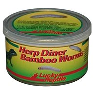 Lucky Reptile Herp Diner bamboo worms 35 g - Terrarium Animal Food
