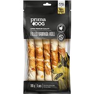 PrimaDog Stuffed Rawhide with Chicken, Stick, 13cm, 5 pcs, 180g - Dog Treats