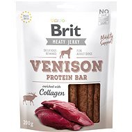 Brit Jerky Venison Protein Bar 200 g - Maškrty pre psov