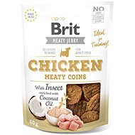 Brit Jerky Chicken with Insect Meaty Coins 80 g - Maškrty pre psov