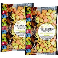 FINE DOG MINI MIX Biscuits COLOR XXL Package 2 × 200g - Dog Treats