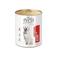 4Vets NATURAL SIMPLE RECIPE s hovädzím mäsom 800 g konzerva pre psov - Konzerva pre psov