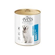 4Vets NATURAL SIMPLE RECIPE s jahňacím mäsom 800 g konzerva pre psov - Konzerva pre psov