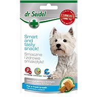 Dr. Seidel Zdravé pochúťky pre psov pre svieži dych 90 g - Doplnok stravy pre psov