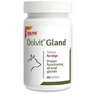 Dolfos Dolvit Gland - proper function of anal glands 60 tbl - Food Supplement for Dogs