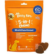 Zesty Paws 5-in-1 Chews 60 pcs - Food Supplement for Dogs