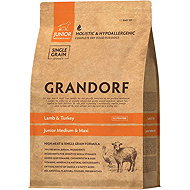 Grandorf Granules for dogs Junior Medium & Maxi - Lamb and turkey 1 kg - Kibble for Puppies