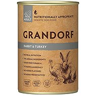 Grandorf Canned food for dogs Adult - Rabbit and turkey 400 g - Canned Dog Food