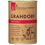 Grandorf Canned food for dogs Adult - Beef and turkey 400 g - Canned Dog Food