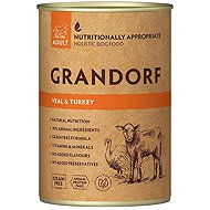 Grandorf Canned food for dogs Adult - Veal and turkey 400 g - Canned Dog Food
