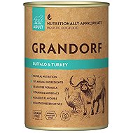 Grandorf Canned food for dogs Adult - Bison and turkey 400 g - Canned Dog Food