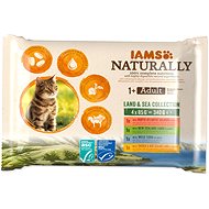 IAMS Naturally sea and terrestrial meat in multipack sauce 4x85g - Cat Food Pouch