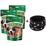 Akinu training lamb chips with cod 3 × 120 g + Akinu Multifunctional scarf for free - Dog Treats