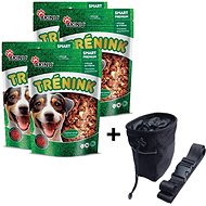Akinu Training Beef Chips with Cod 4 × 120g + Akinu Delicacy FREE - Dog Treats