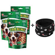 Akinu training beef chips with cod 3 × 120 g + Akinu Multifunctional scarf for free - Dog Treats