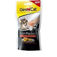 GimCat Nutri Pockets Salmon with Omega3 60g - Cat Treats
