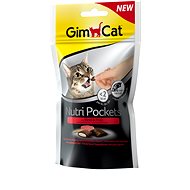 GimCat Nutri Pockets Beef and Mortar Soft Paste 60g - Cat Treats