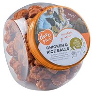 DUVO+ Meat! Chicken and Rice Balls in a 1kg Box 111 pcs - Dog Treats