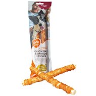 DUVO+ Meat! Stick of Buffalo Skin Wrapped in Chicken L 25cm 122g - Dog Treats