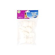 DUVO + White knot from buffalo leather 9cm 4pcs 115g - Dog Treats