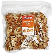 Les Filous Chicken and Fish Dried Chicken with Fish 1kg - Dog Treats