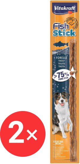 Vitakraft Dog treat Fish Stick Trout 2 × 1 pcs - Dog Treats