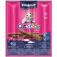 Vitakraft Cat Stick Cod/Dark Cod Delicacy, 3 × 6 g - Cat Treats