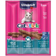 Vitakraft Cat Stick treat halibut/omega 3, 3 × 6g - Cat Treats