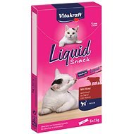 Vitakraft pochúťka Cat Liquid Snack hovädzie a inulín 90 g - Maškrty pre mačky