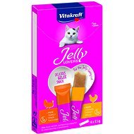 Vitakraft Cat pochúťka Jelly Lovers kura, morka 6× 15 g - Maškrty pre mačky