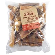 DUVO+ Farmz beef head skin 12cm 1kg - Dog Treats