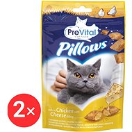 PreVital Pillows with chicken stuffed with cheese 2 × 60 g - Cat Treats