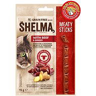Shelma snack mäsové tyčinky bez obilnín, hovädzie 15 g - Maškrty pre mačky