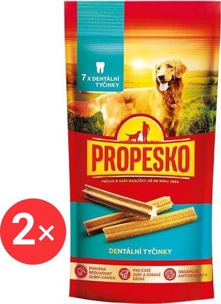 Propesko snack dental sticks 2 × 110 g - Dog Treats