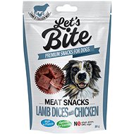 Let's Bite Meat Snacks Lamb Squares with Chicken 80 g - Dog Treats