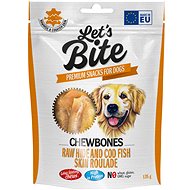 Let's Bite Chewbones Raw hide and cod fish skin roulade 135 g - Dog Treats