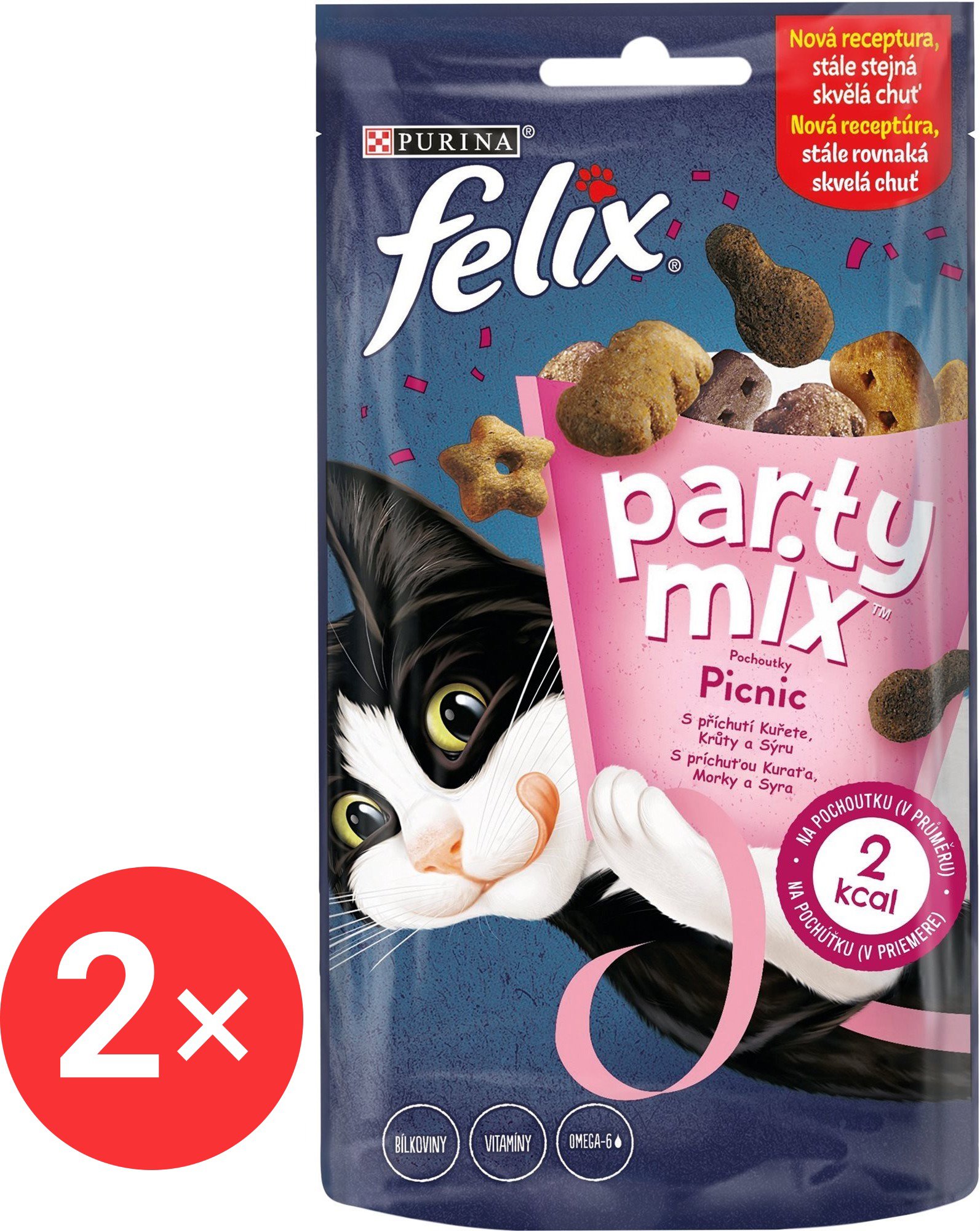 Felix Party Mix Picnic 2 × 60 g - Cat Treats