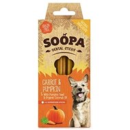 Soopa Dental sticks with carrot and pumpkin 100 g - Dog Treats
