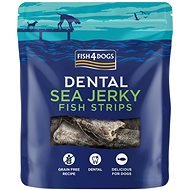 FISH4DOGS Dental treats for dogs sea fish - strips 100 g - Dog Treats