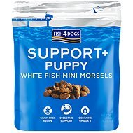 FISH4DOGS Puppy treats for digestive support with white fish pieces and prebiotics 150 g - Dog Treats