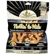 Nothin' to Hide Black Beef Wishbone 8cm/12pcs/252g - Dog Treats
