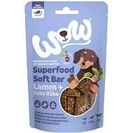Wow treats Superfood soft strips Lamb with beetroot 150 g - Dog Treats