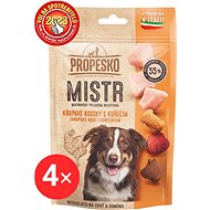 Propesko Mistr křupavé kousky s kuřecím 4 × 60 g - Dog Treats