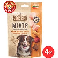 Propesko Master crispy pieces with chicken 4 × 60 g - Dog Treats