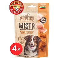Propesko Mistr křupavé polštářky s kuřecím 4 × 60 g - Dog Treats