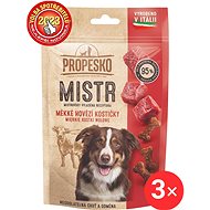 Propesko Master soft beef cubes 3 × 90 g - Dog Treats