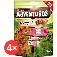 Adventuros nuggets kančí 300 g 4 ks - Dog Treats