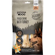 PrimaDog stuffed chew bones Turkey-Rakytník S 10? cm 105? g - Dog Bone